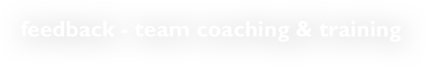 feedback - team coaching & training
